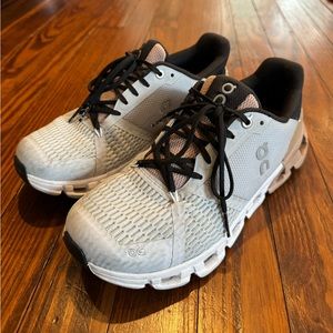 ON Cloudflyer Women’s size US 7.5. Color Glacier/Rosebrown. Comes with box.